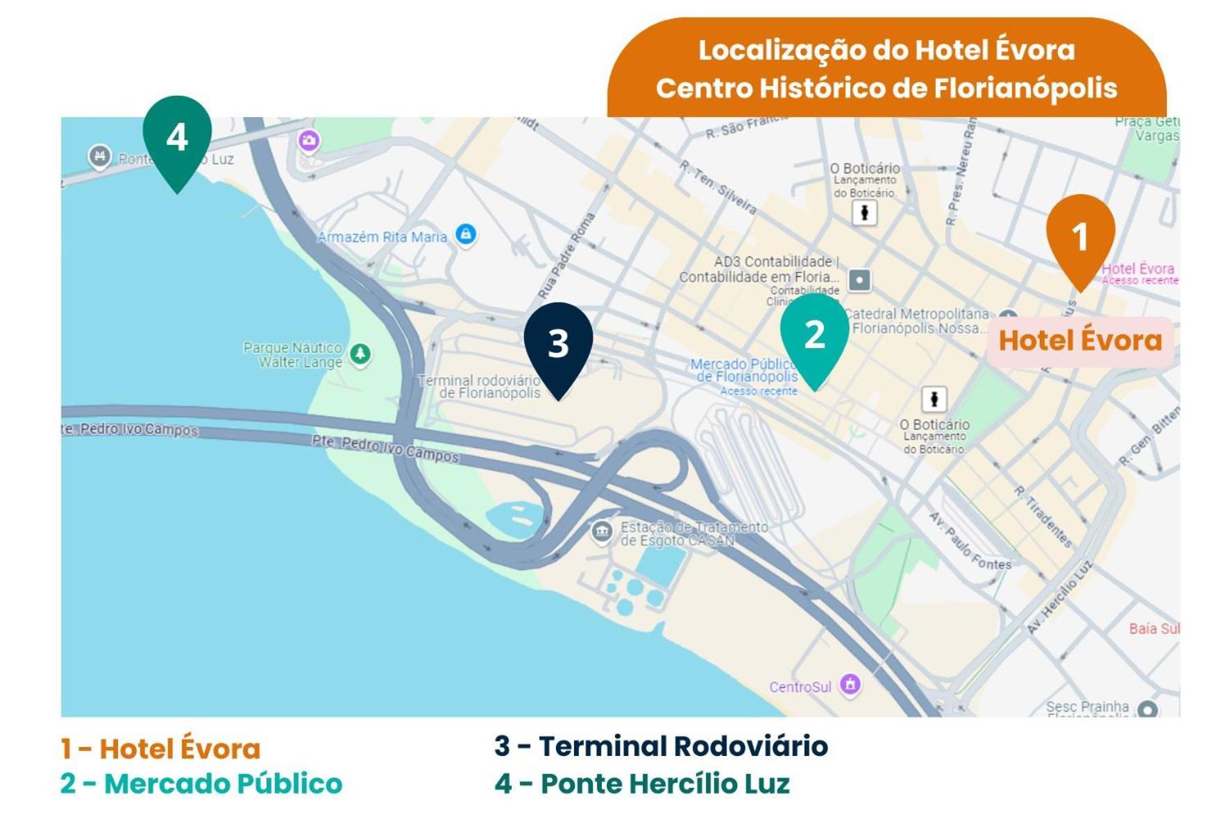 Hotel Evora By Rede Sagres Florianópolis Dış mekan fotoğraf